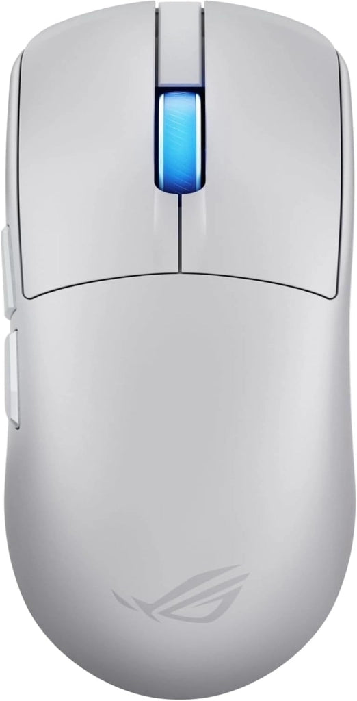 ROG Harpe Ace Aim Lab Edition Mouse Gaming, Super Leggero, 36000 dpi, Wireless 2.4 GHz, Bluetooth, Bassa Latenza, USB, Batteria a Lunga Durata, Illuminazione RGB Aura Sync, Bianco