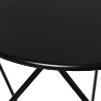 Tavolino da Caffè Salotto Design Nordico Minimalista Geometrico Ampio Piano, Acciaio, 54x54x44cm