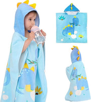 Poncho a scacchi con cappuccio, asciugamano per bambini, asciugamani per bambini con cappuccio, asciugamano per bambini con disegno, asciugamano per bambini con cappuccio per spiaggia, nuoto, doccia, 58*58cm.