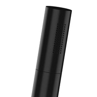 Doccetta minimale tonda nero opaco