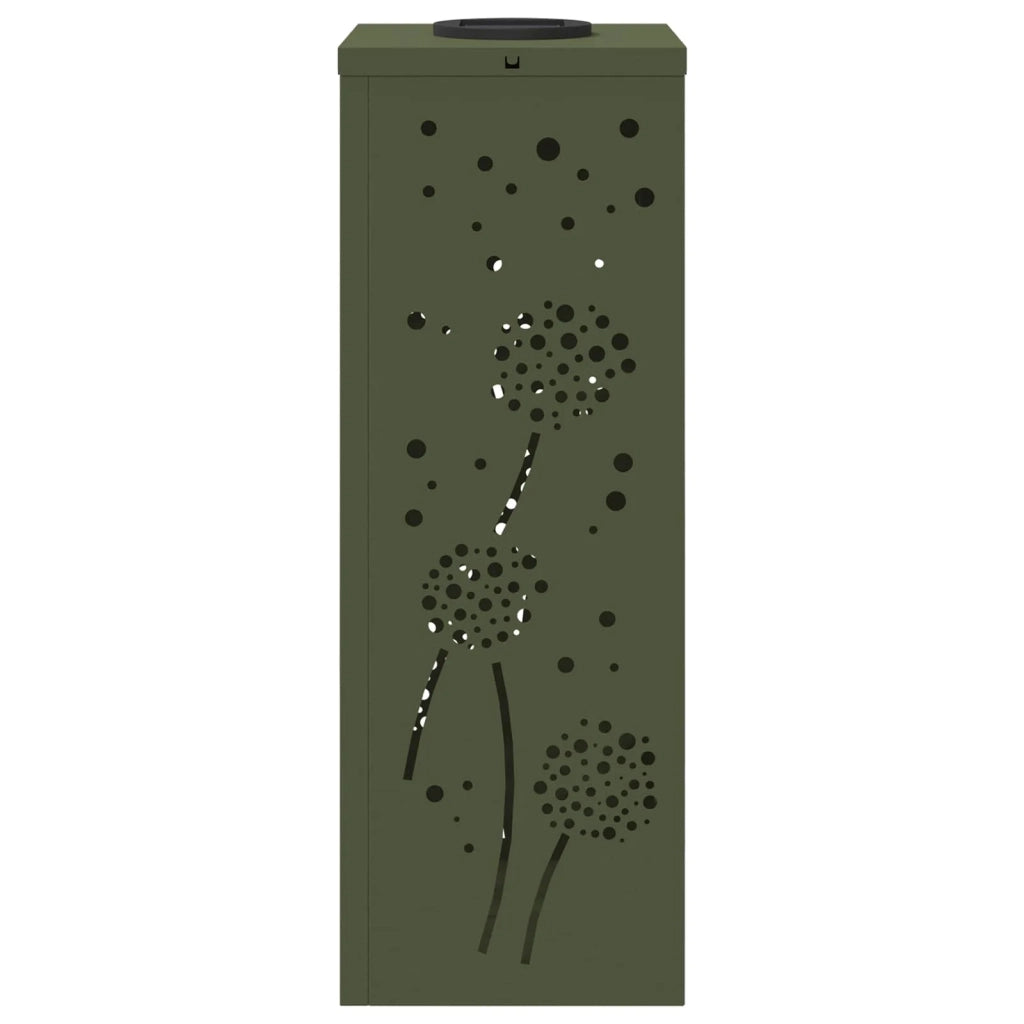 Faro LED solare per sentieri 2 pz Verde oliva CFW4341716