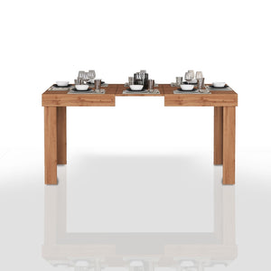 WHOUS Tavolo Allungabile per Sala da Pranzo Colore Rovere Estensibile da 120 a 200 cm, Made in Italy