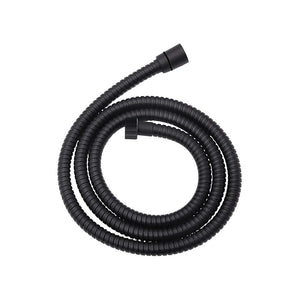 Flessibile doccia 150 cm in ottone nero opaco