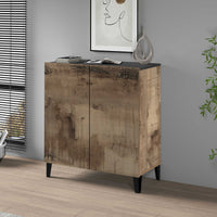 WHOUS Armadio Multiuso con 2 Ante, Made in Italy DIMENSIONI: 79,20x38x92,5, COLORE: Acero/report