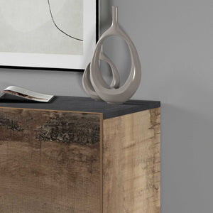 WHOUS Armadio Multiuso con 2 Ante, Made in Italy DIMENSIONI: 79,20x38x92,5, COLORE: Acero/report