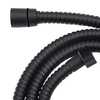 Flessibile doccia 150 cm in ottone nero opaco