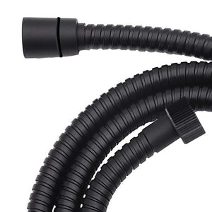 Flessibile doccia 150 cm in ottone nero opaco