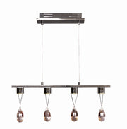 Lampadario LED Candellux Prisma cristalli 34-25708 cromato