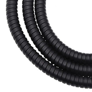 Flessibile doccia 150 cm in ottone nero opaco