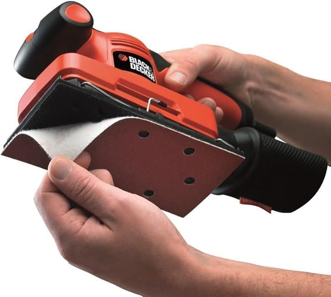 Levigatrice orbitale Black & Decker 90 x 187 mm regolazione KA320EKA