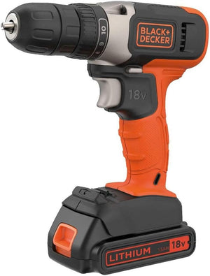 Trapano a batteria Black & Decker 37nm 18V 1 batteria BCD001C1