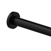 Sifone minimal per lavabo in ottone nero opaco