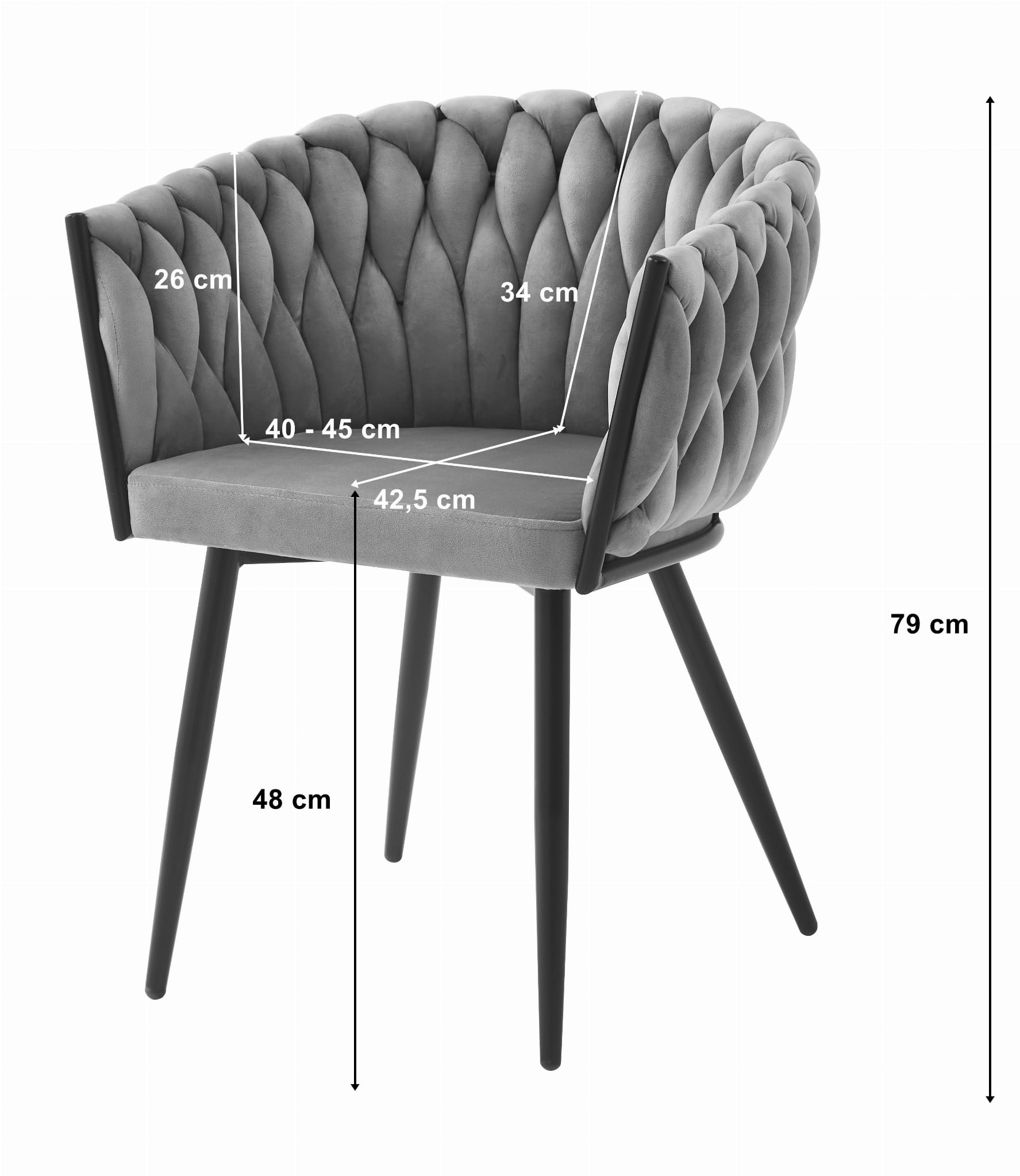Sedia VALORA MAYAN - Ergonomica in velluto verde per soggiorno, ufficio, sala da pranzo CODICE 3899 x 1