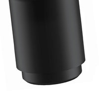 Scarico tondo automatico con click clack senza troppo pieno nero opaco