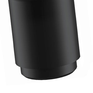 Scarico tondo automatico con click clack senza troppo pieno nero opaco