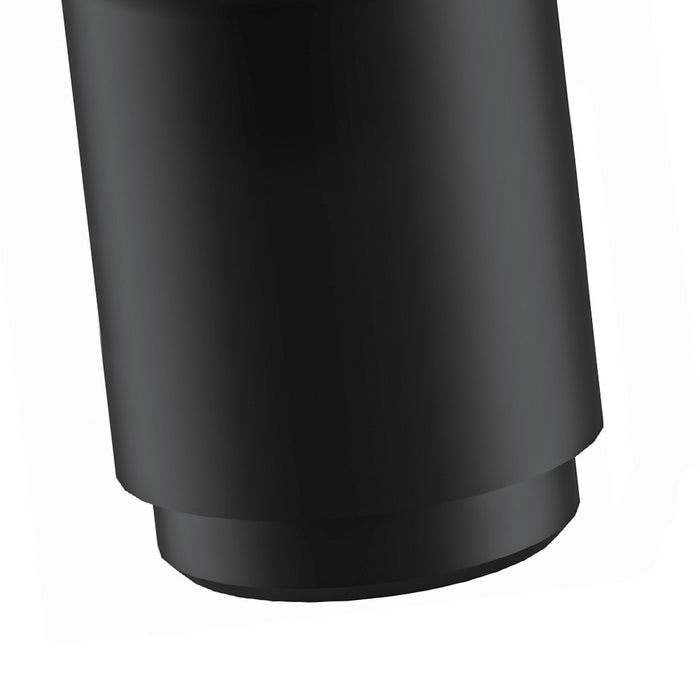 Scarico tondo automatico con click clack senza troppo pieno nero opaco