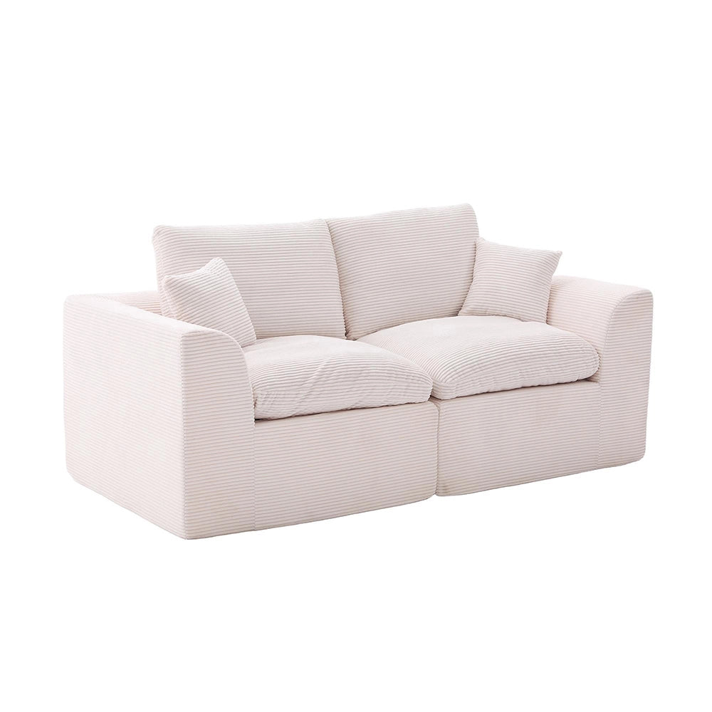 Divano moderno due posti - Xylo - Tessuto, minimalista, stile nordico