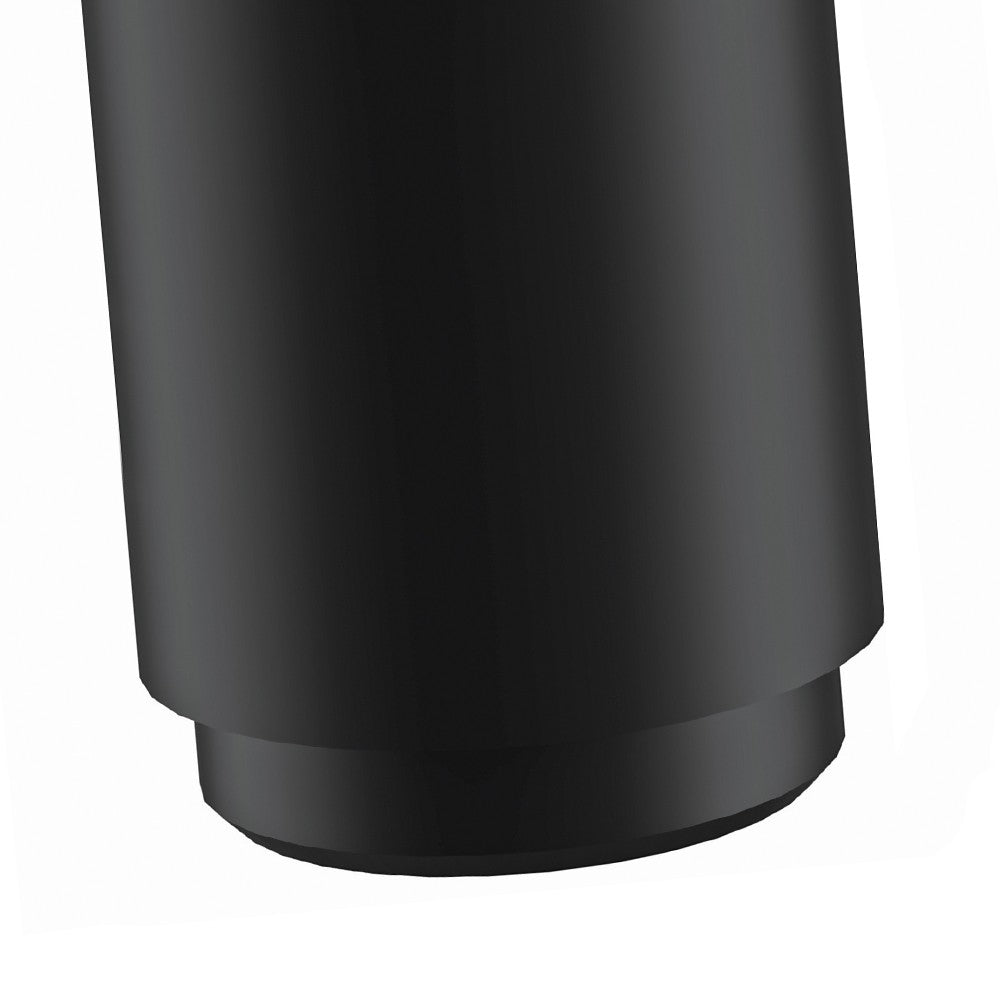 Scarico tondo automatico con click clack e troppo pieno nero opaco