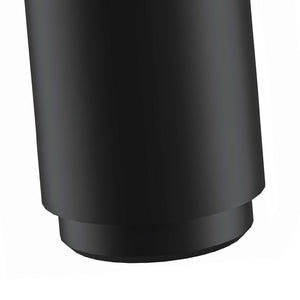 Scarico tondo automatico con click clack e troppo pieno nero opaco