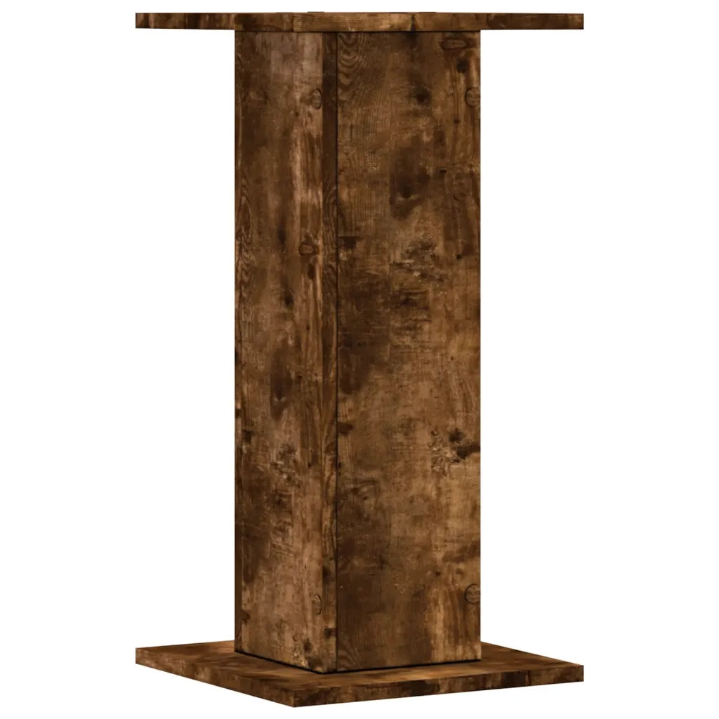 Supporti per piante | Sostegno per piante 2 pz Rovere Fumo 30x30x60 cm in Truciolato