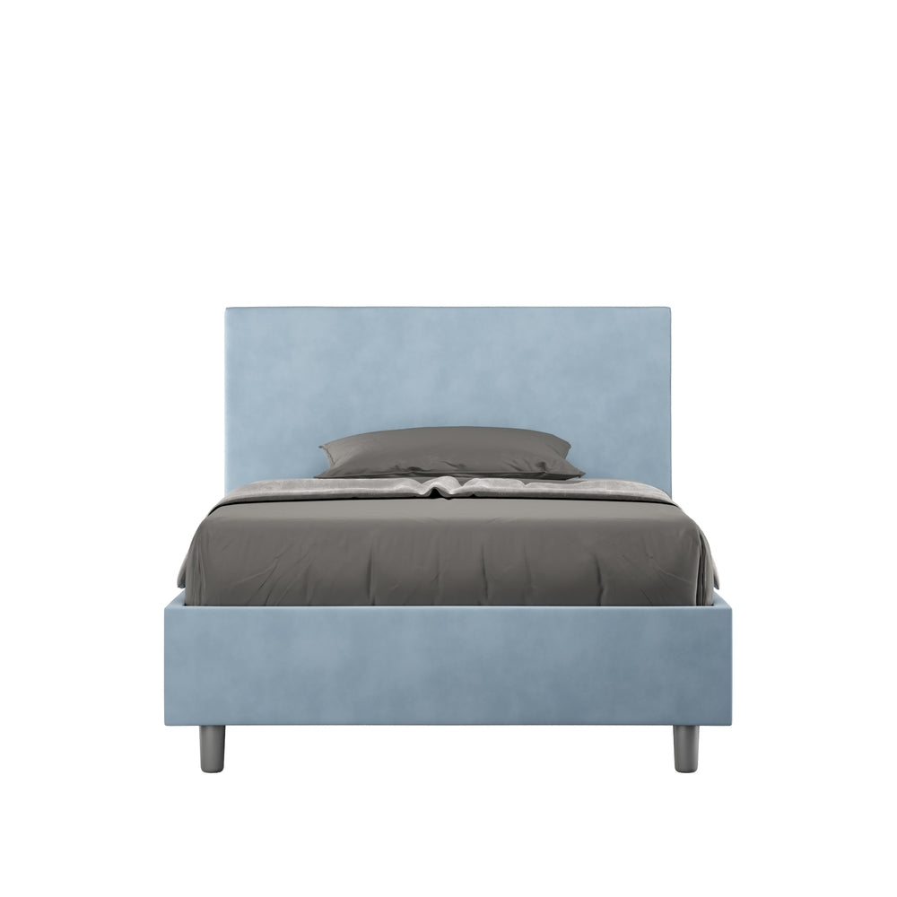 Letto 1 Piazza e Mezzo 110x210 cm Senza Rete Adele Azzurro