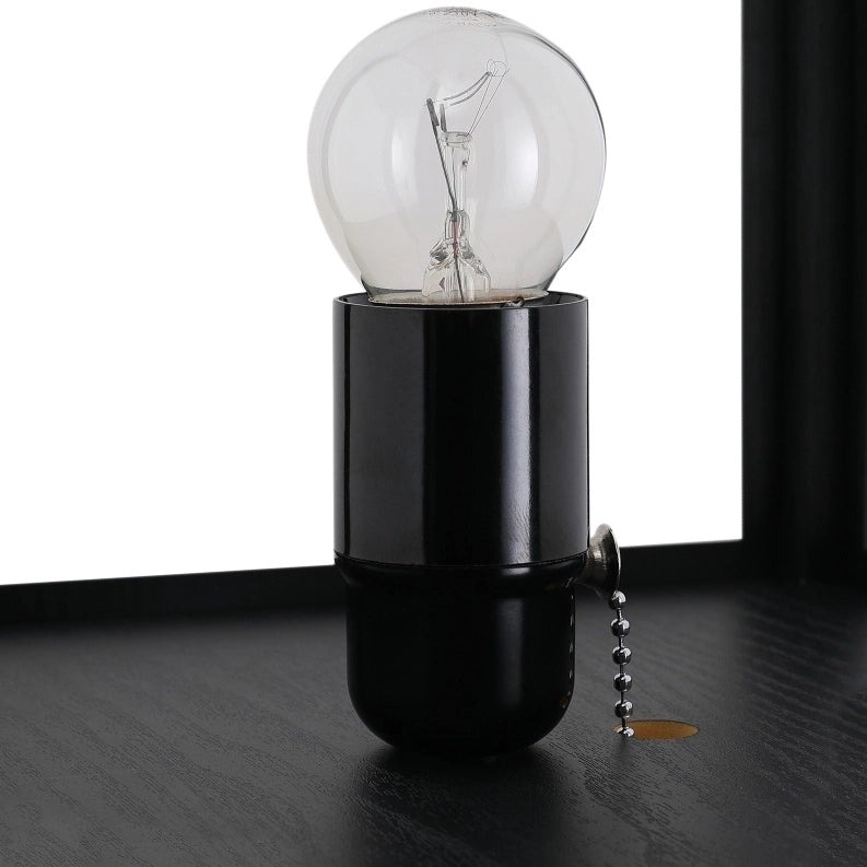 Lampada da terra nera con 3 ripiani, attacco E27, 26 x 26 x 160 cm