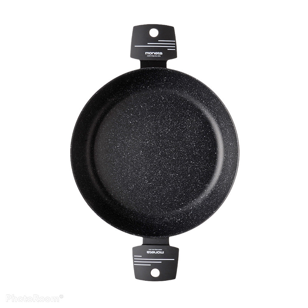 Tegame Ø28 cm Antiaderente Induzione in Alluminio Effetto Pietra Moneta Yes (Zeus 2.0)