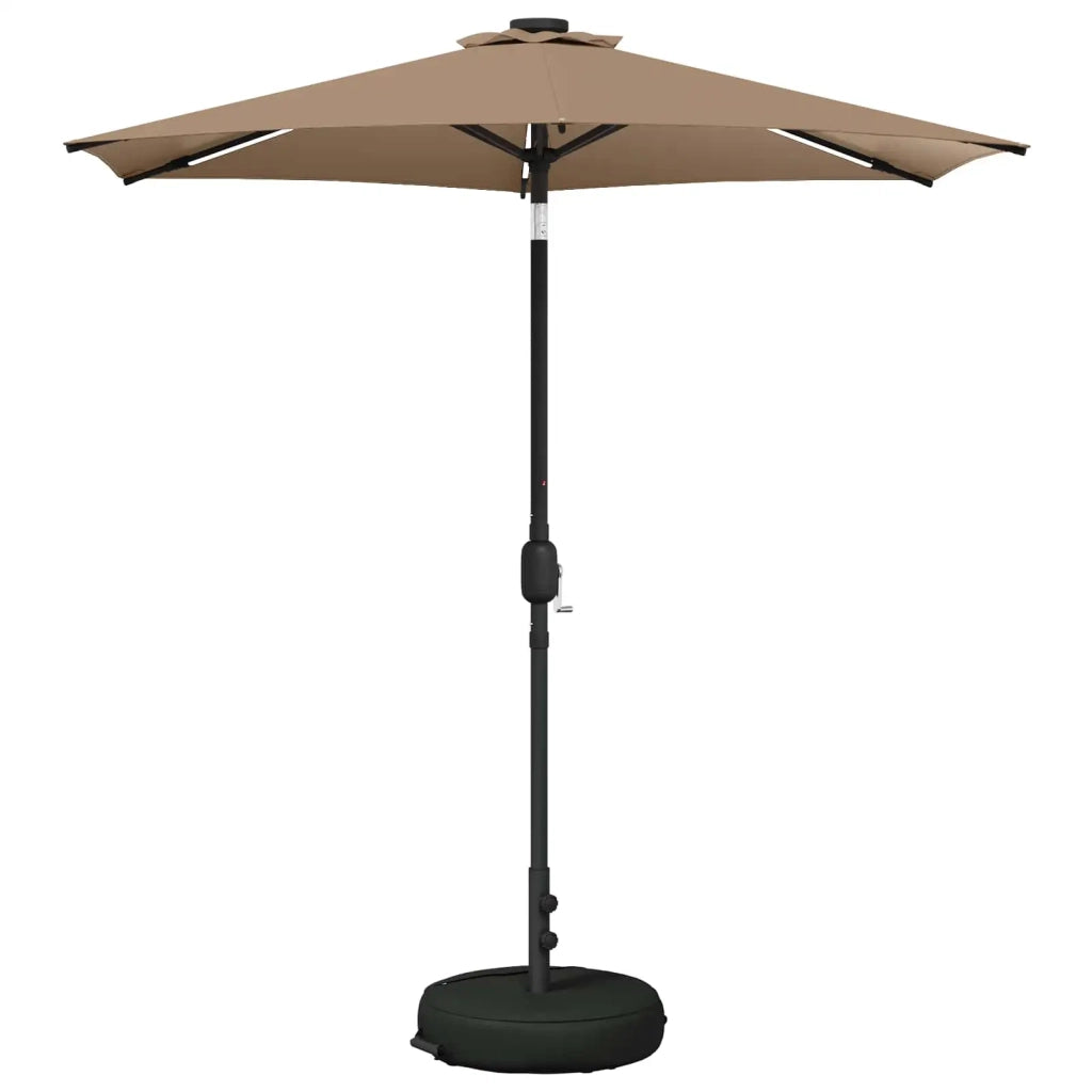 Parasol da Giardino con Luci LED 230 x 230 cm Poliestere 42036250