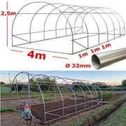 Struttura Serra Easy 4x10m tunnel ad archi