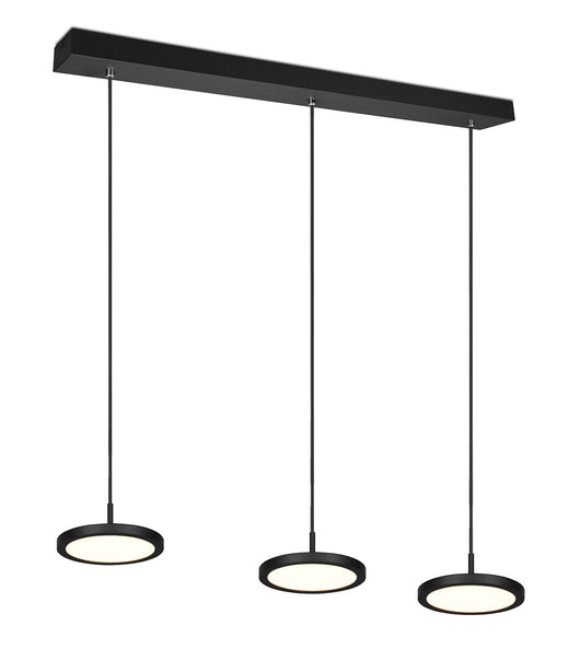 Lampada a Sospensione da Interno a LED in Metallo Nero Opaco