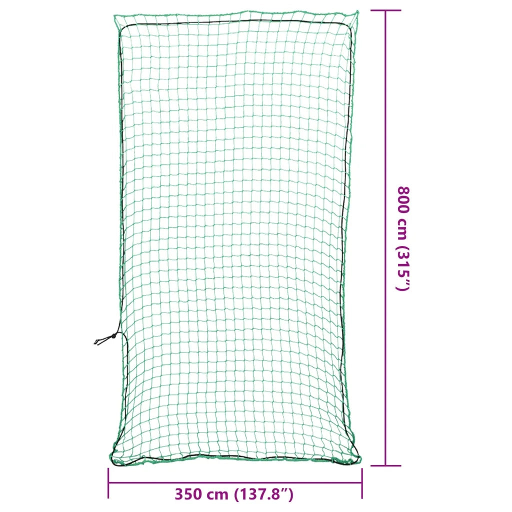 Rete per Rimorchio con Corda Elastica Verde 8x3,5 m in PP CFW3860982
