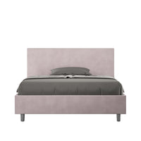 Letto Matrimoniale Francese 150x190 cm con Rete Adele Glicine