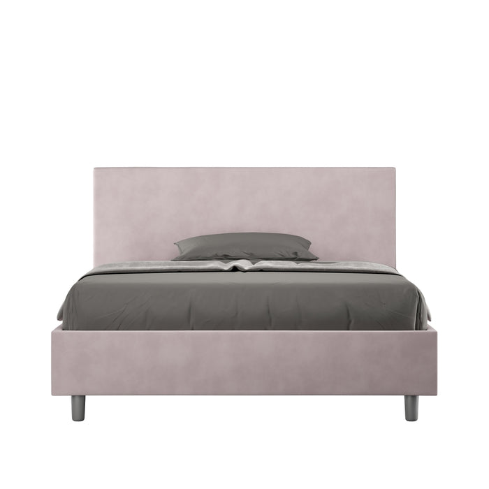 Letto Matrimoniale Francese 140x190 cm con Rete Adele Glicine