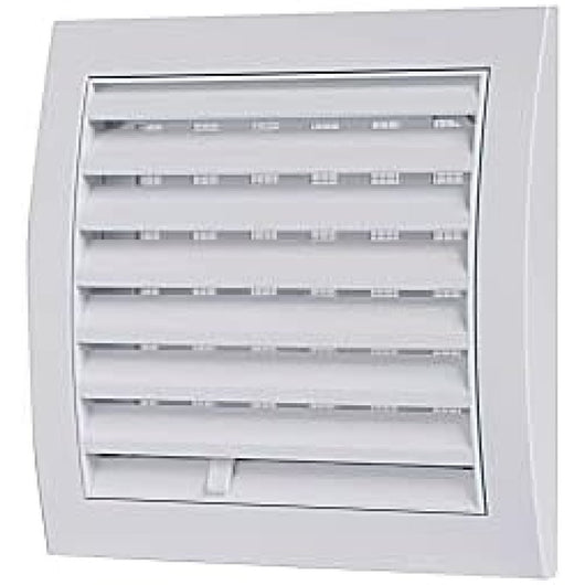 Griglia smaltata bianca 470x140 mm con rete vecamco 9690-804-501