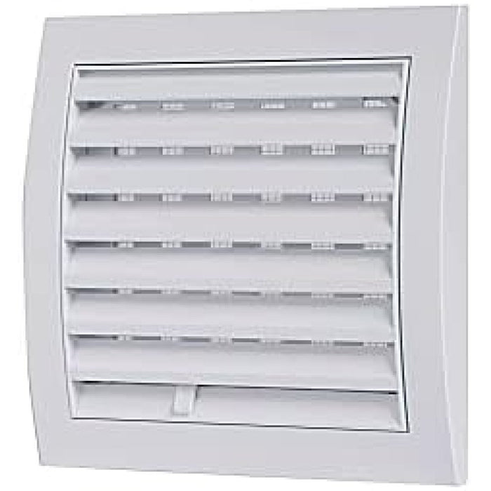 Griglia smaltata bianca 470x140 mm con rete vecamco 9690-804-501