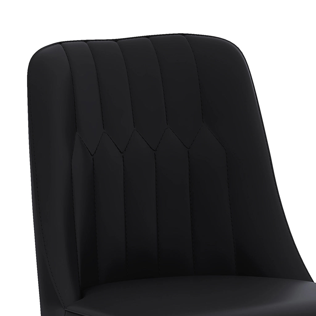 Sgabelli da bar, 2 pezzi in pelle PU con schienale ergonomico, poggiapiedi e struttura in metallo nero e oro, per cucina, altezza 100 cm