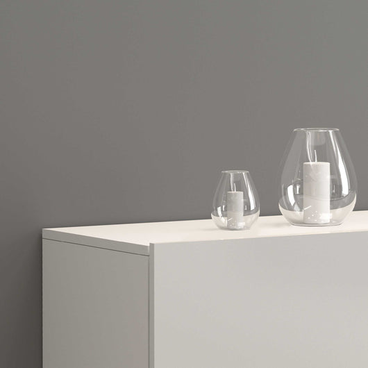 WHOUS Credenza Soggiorno Bianco Lucido, Made in Italy STILE: 3 ante