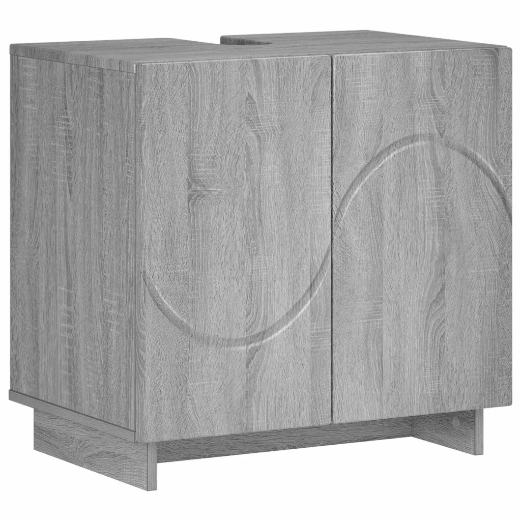 Mobile da bagno Sonoma grigio 60 x 41 x 58 cm 8011618