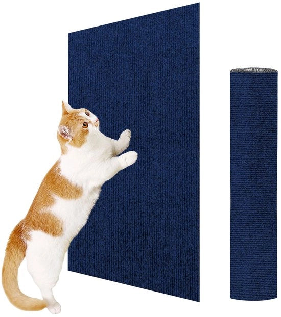 Matrice per protezione contro graffi per divano, Protezione autoadesiva per divano, Protezione contro graffi per divano, Protezione per divano contro graffi e macchie, Protezione per divano contro graffi e graffi, (Blu, 60CM)