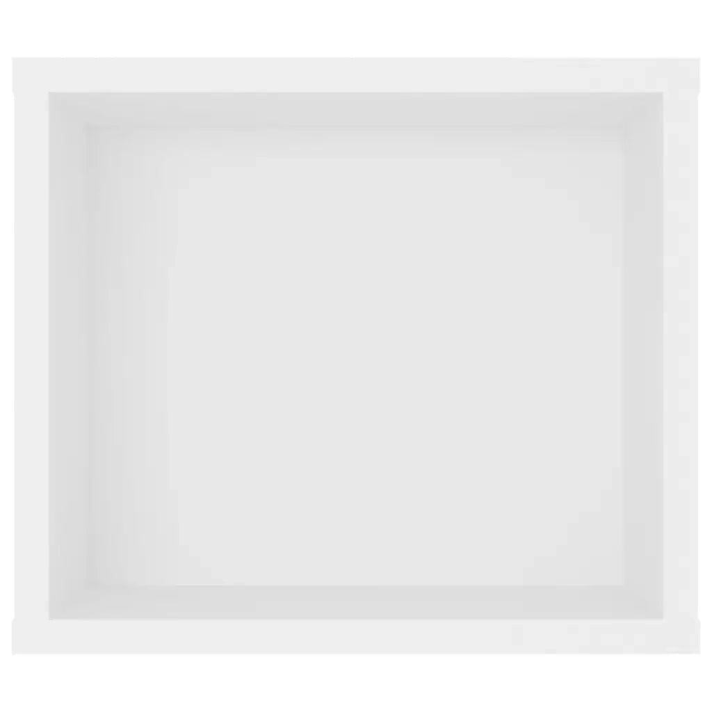 Mobile Porta TV Sospeso Bianco 100x30x26,5 cm Legno Multistrato 806229