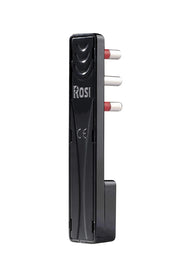 Spina Piatta Salvaspazio 16A Rosi 2P con T Colore Nero