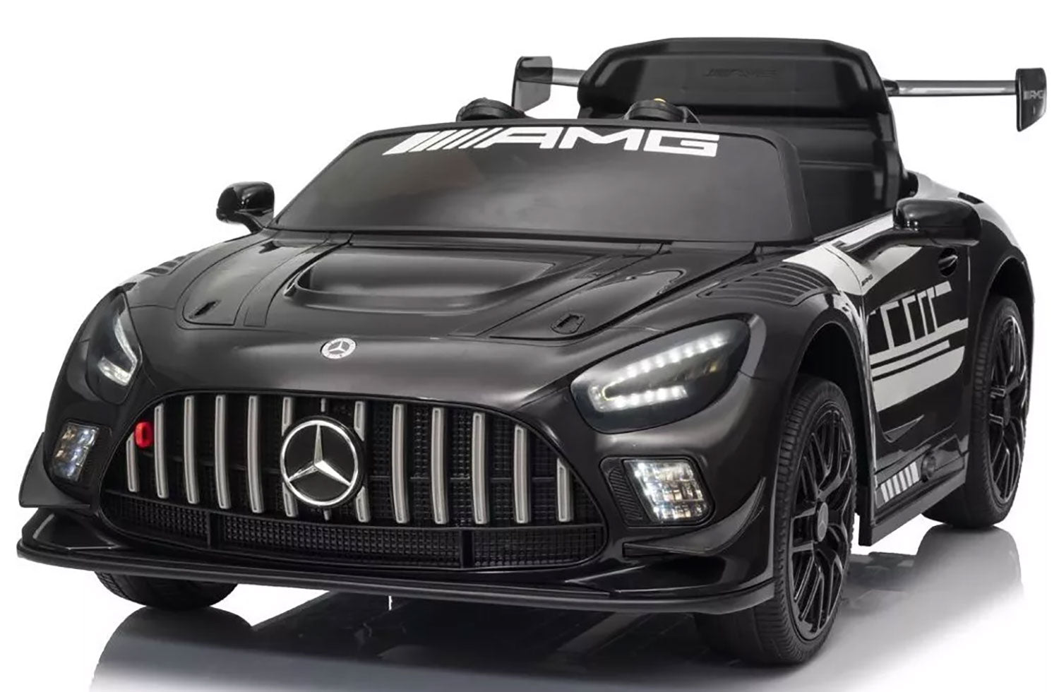 Macchina Elettrica per Bambini Licenza Ufficiale Mercedes Benz GT3 Telecomandata 12V 4,5Ah Nero