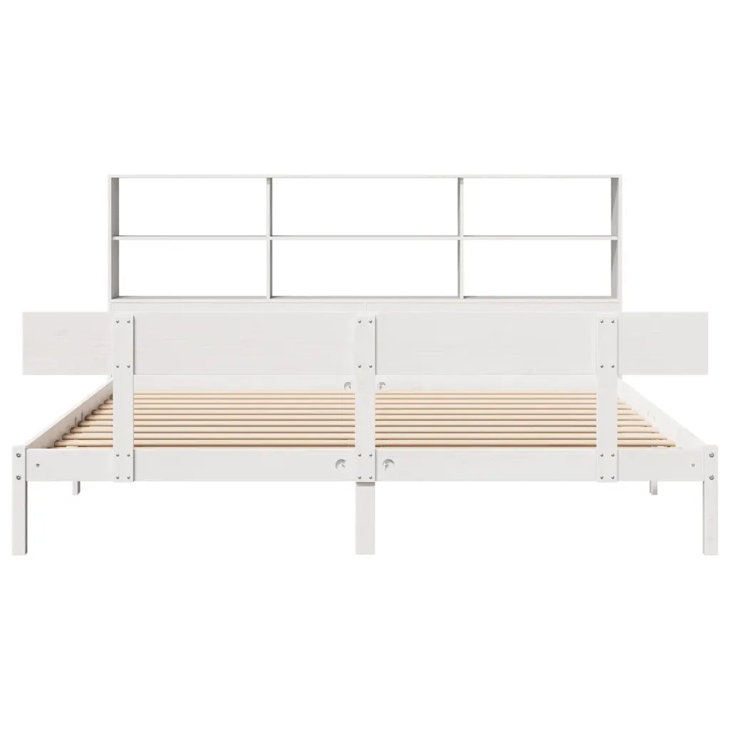 Giroletto con Libreria senza Materasso 180x200 cm in Legno Pino 3321815
