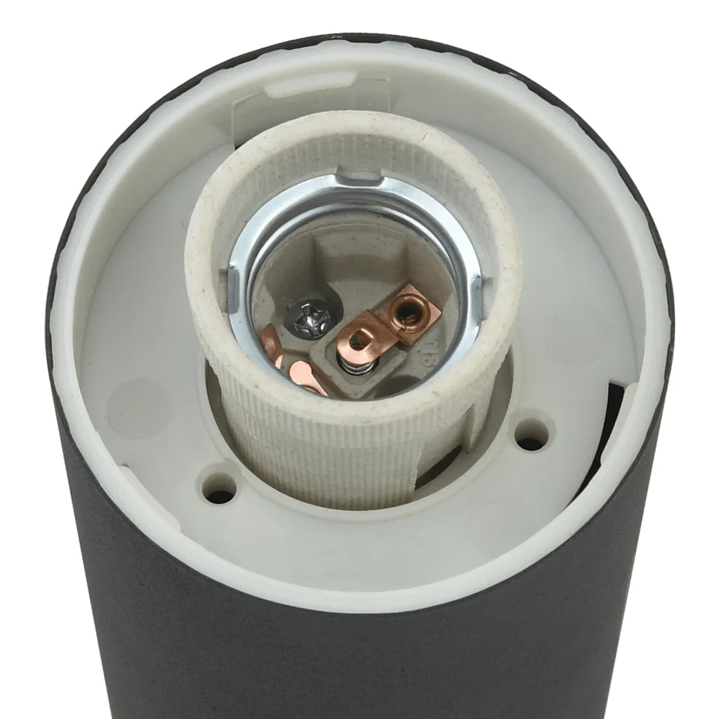 Lampada a paletto con presa elettrica 110 cm Acciaio Inox IP44 4006039