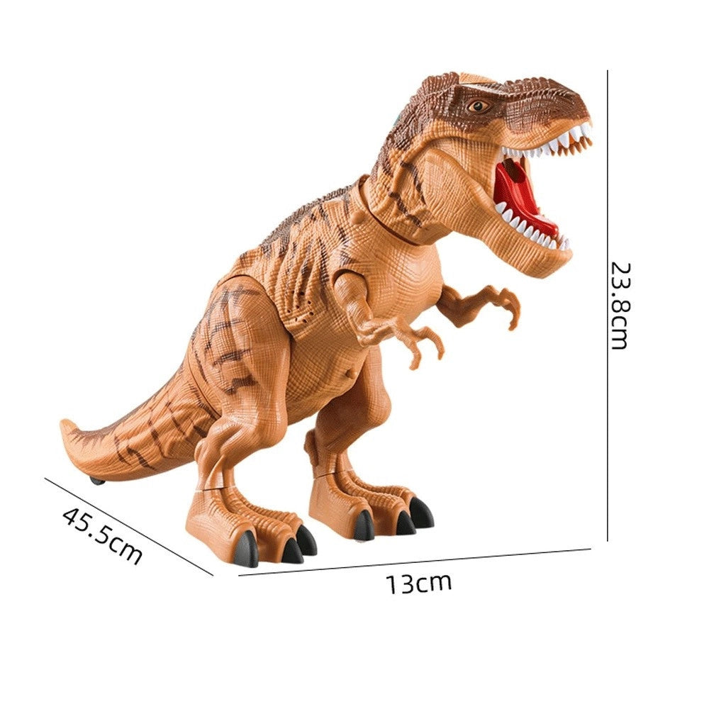 Trade Shop - Dinosauro T Rex Gigante Con Suono E Luci  E Cammina Giocattolo Bambini 2 Colori -