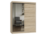 Armadio IGA 160 A/C rovere sonoma 1 X specchio szprosy per camera da letto ingresso guardaroba