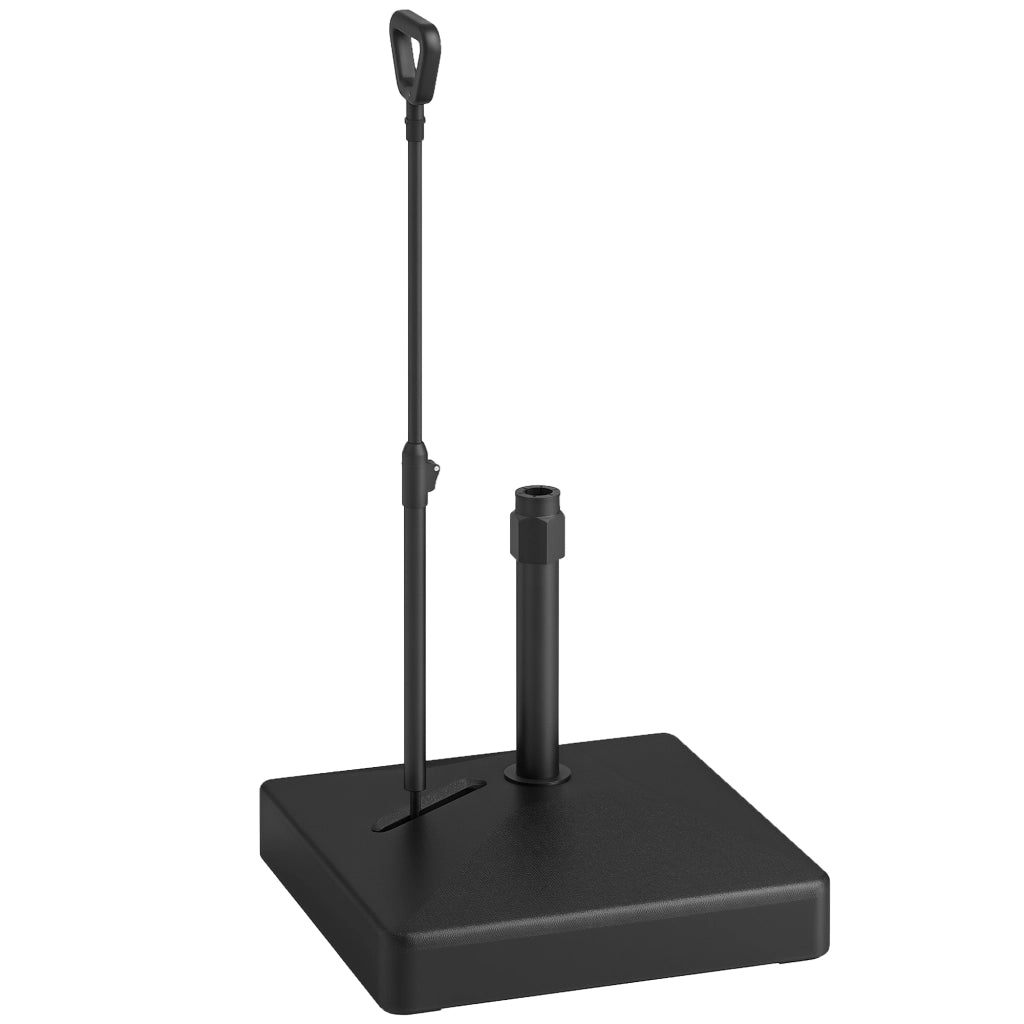 Base per ombrellone con ruote regolabili ¨C Zephmum ¨C Nero