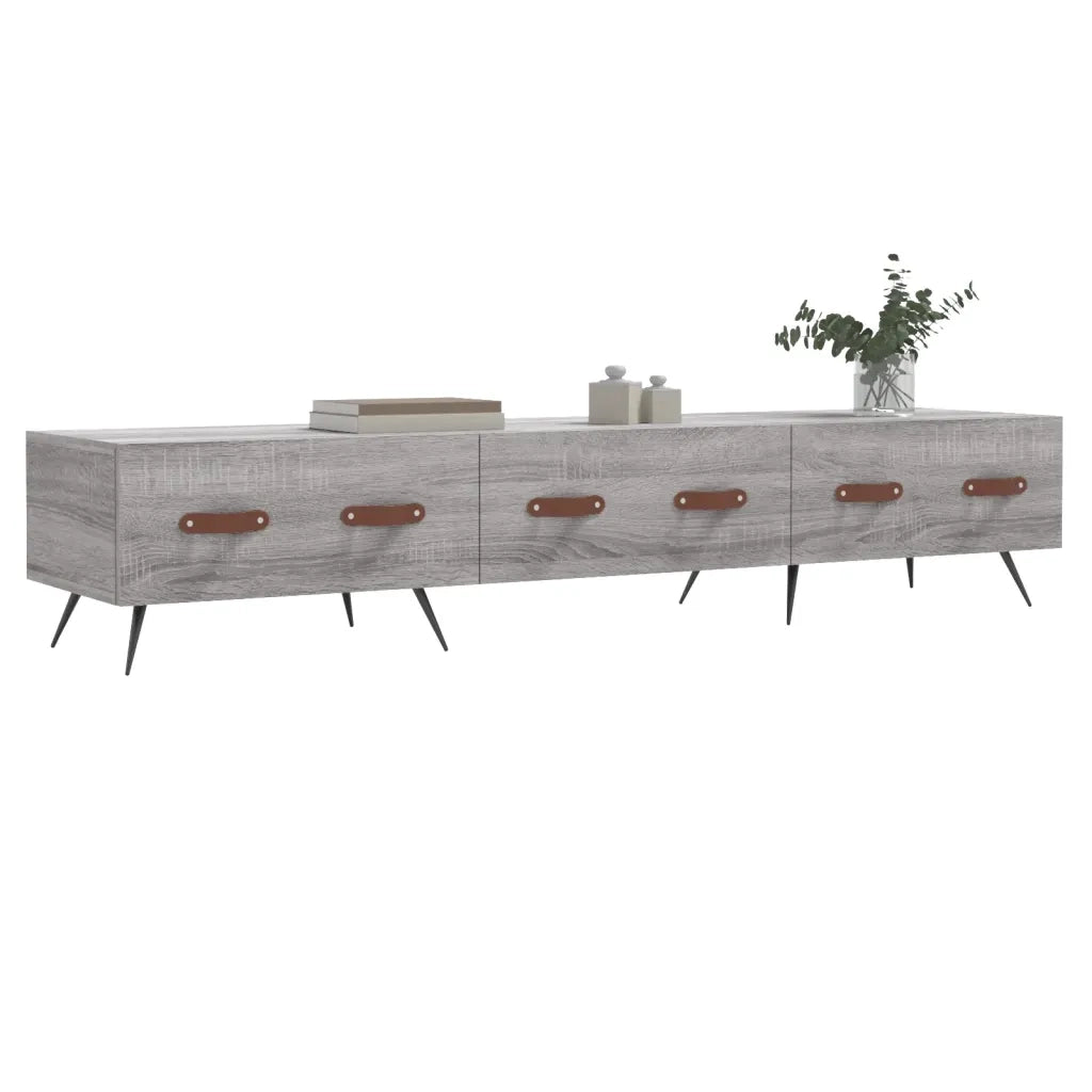 Mobile Porta TV-Mobile per TV-Credenza TV Grigio Sonoma 150x36x30 cm in Legno Multistrato 902512