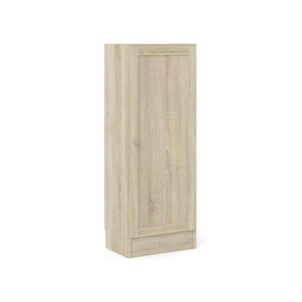 Libreria Amedee, Scaffale da ufficio, Mobile portalibri, Biblioteca, 41x28 h107 cm, Quercia