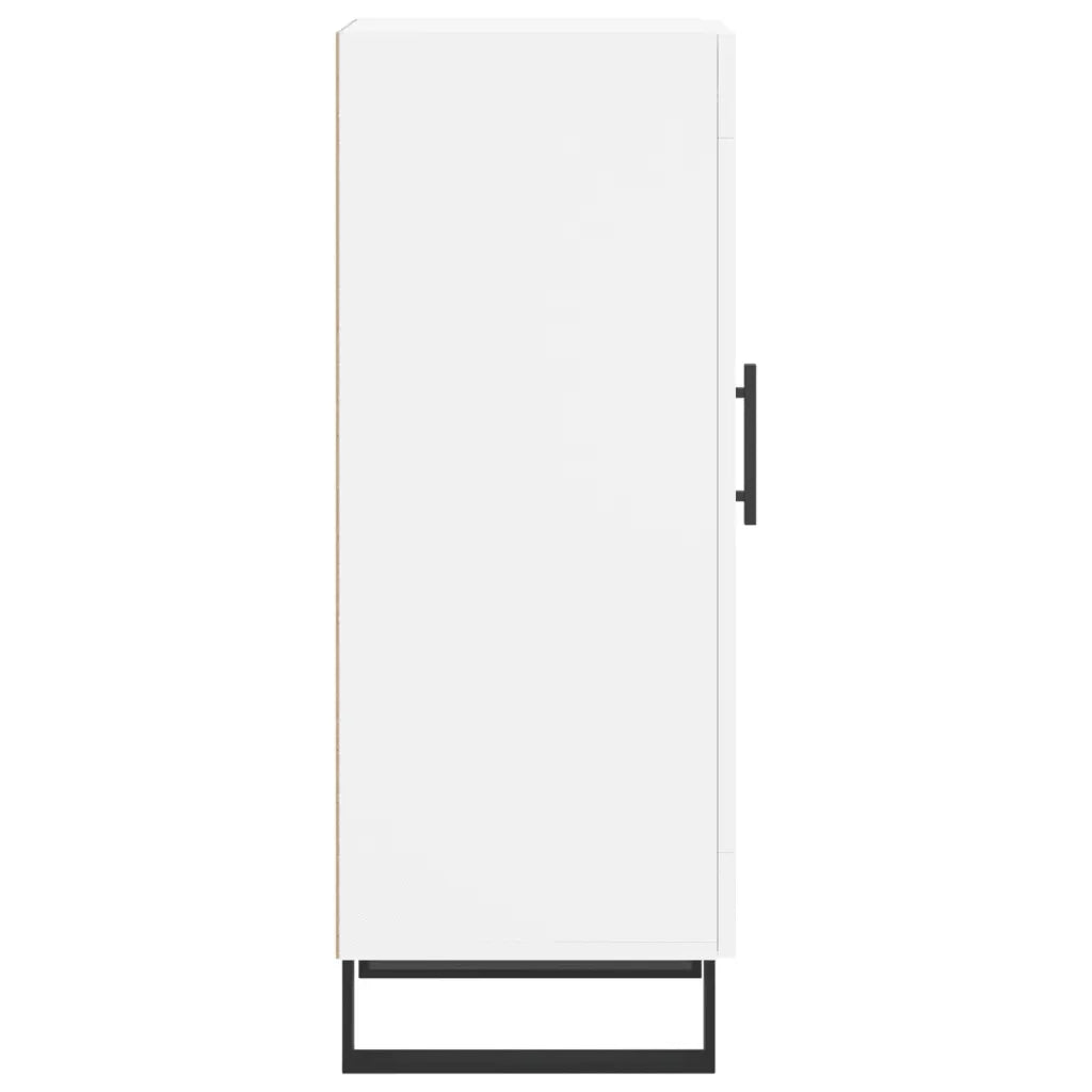 Credenza Bianca 34,5x34x90 cm in Legno Multistrato